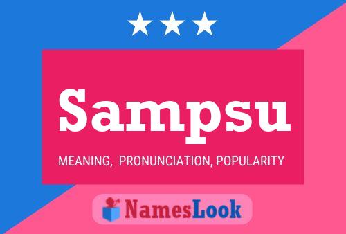 ملصق اسم Sampsu