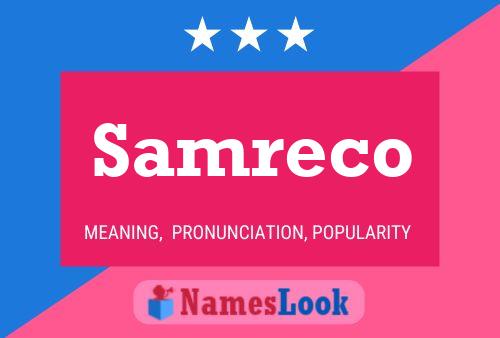 ملصق اسم Samreco