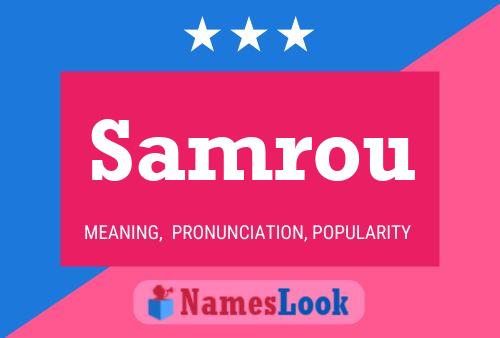 ملصق اسم Samrou