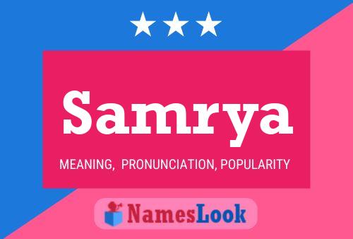 ملصق اسم Samrya