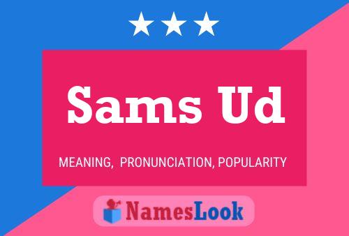 ملصق اسم Sams Ud