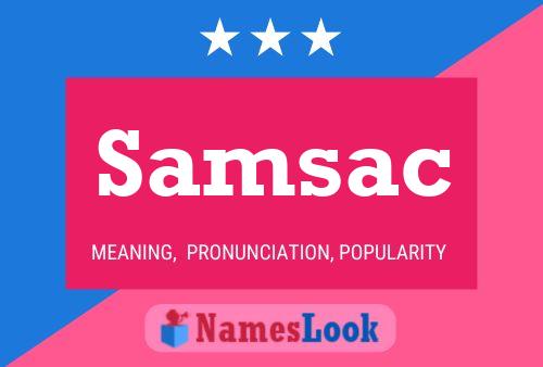 ملصق اسم Samsac