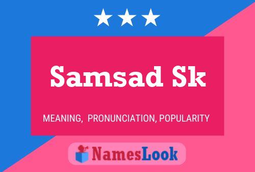 ملصق اسم Samsad Sk