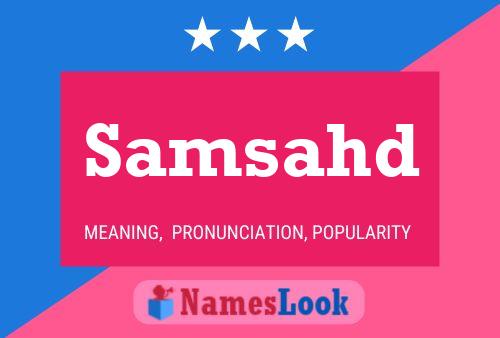 ملصق اسم Samsahd