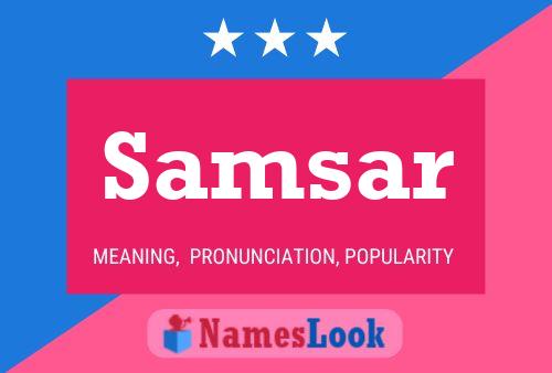 ملصق اسم Samsar