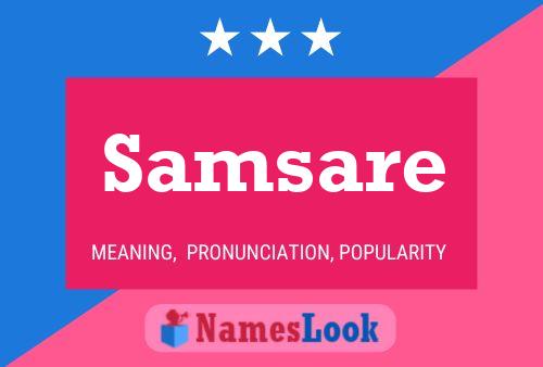 ملصق اسم Samsare