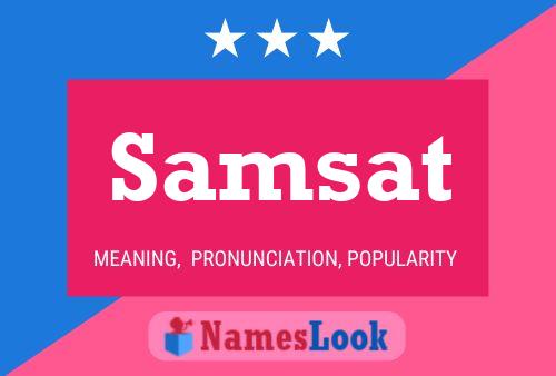 ملصق اسم Samsat