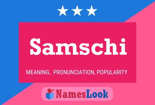 ملصق اسم Samschi