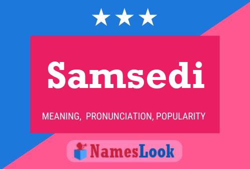 ملصق اسم Samsedi