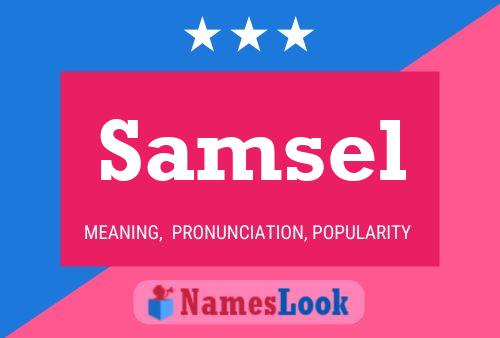 ملصق اسم Samsel