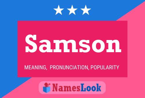 ملصق اسم Samson