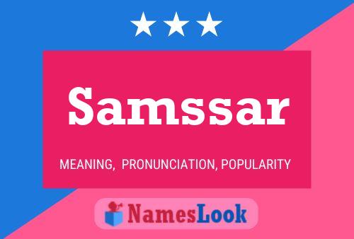 ملصق اسم Samssar