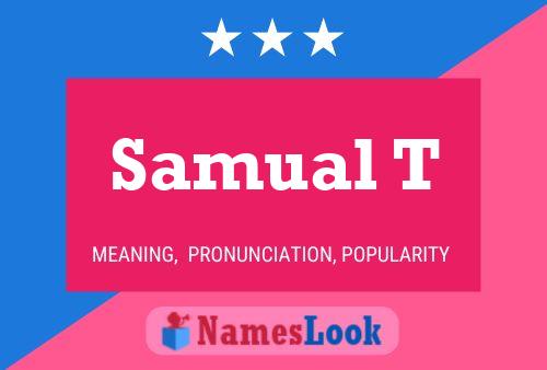 ملصق اسم Samual T