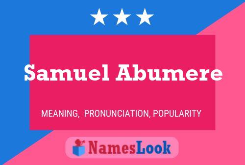 ملصق اسم Samuel Abumere