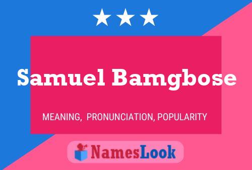 ملصق اسم Samuel Bamgbose