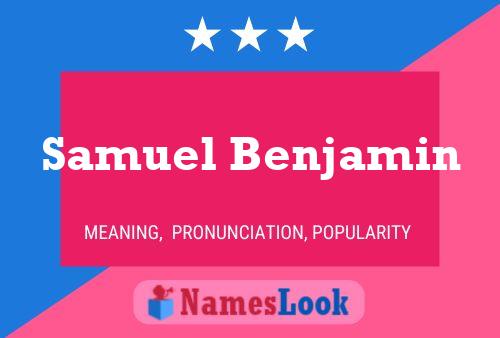 ملصق اسم Samuel Benjamin