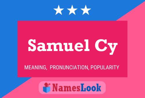 ملصق اسم Samuel Cy