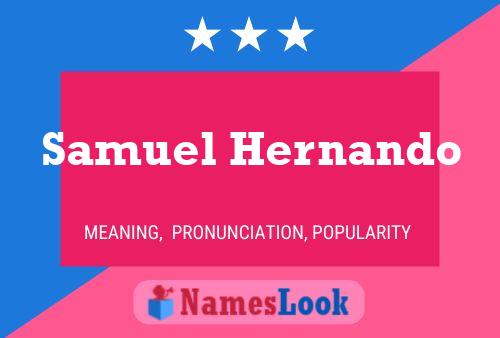 ملصق اسم Samuel Hernando