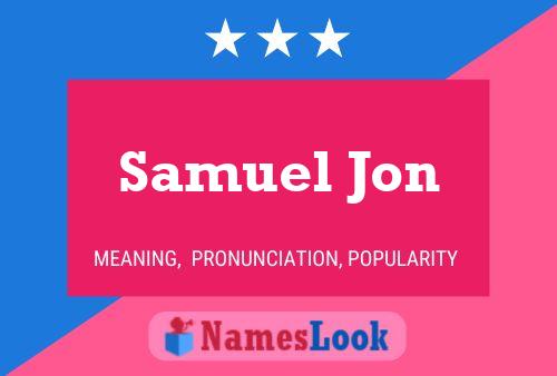 ملصق اسم Samuel Jon