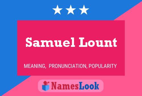 ملصق اسم Samuel Lount