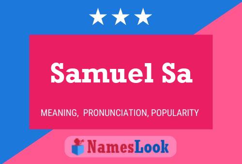 ملصق اسم Samuel Sa