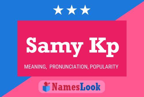 ملصق اسم Samy Kp