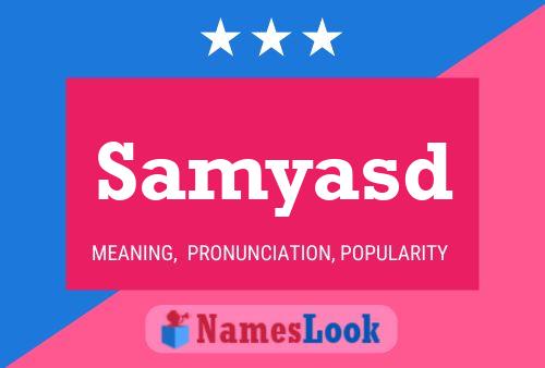 ملصق اسم Samyasd