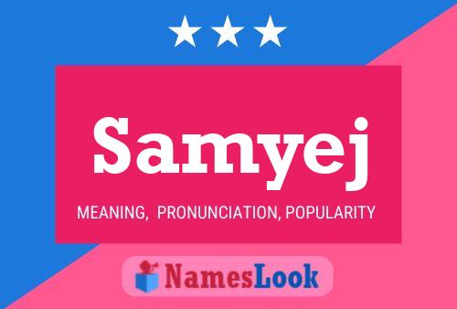 ملصق اسم Samyej