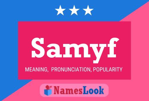 ملصق اسم Samyf