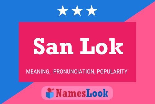 ملصق اسم San Lok