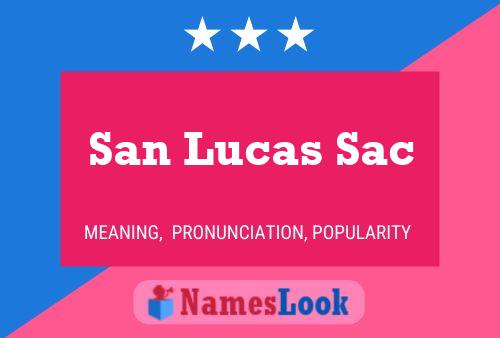 ملصق اسم San Lucas Sac