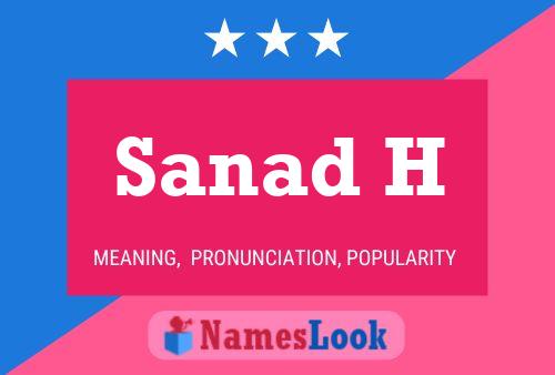 ملصق اسم Sanad H