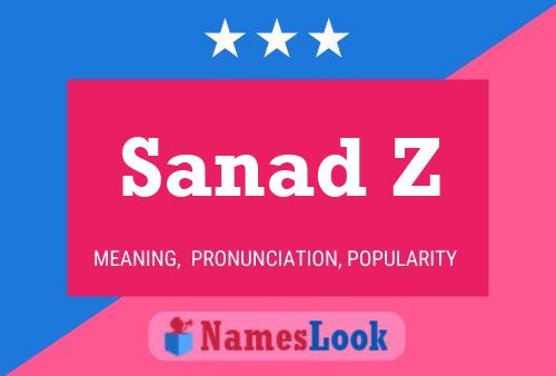 ملصق اسم Sanad Z