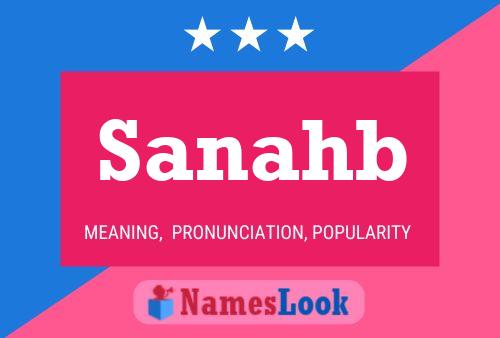 ملصق اسم Sanahb