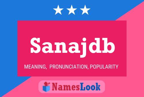 ملصق اسم Sanajdb