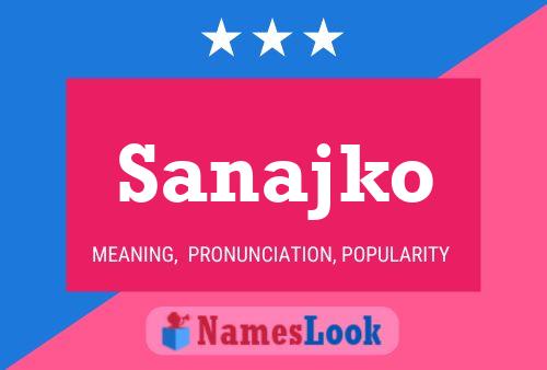 ملصق اسم Sanajko