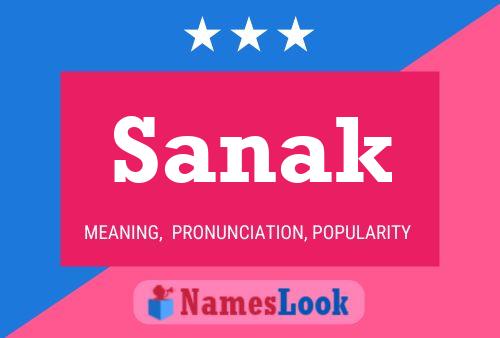 ملصق اسم Sanak