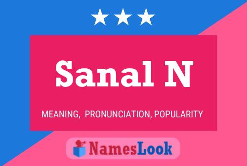 ملصق اسم Sanal N