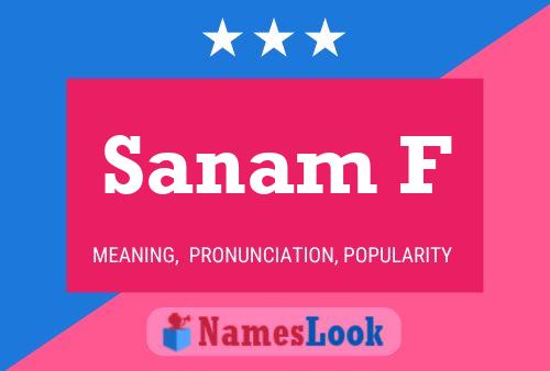 ملصق اسم Sanam F