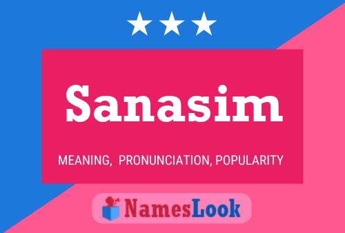 ملصق اسم Sanasim