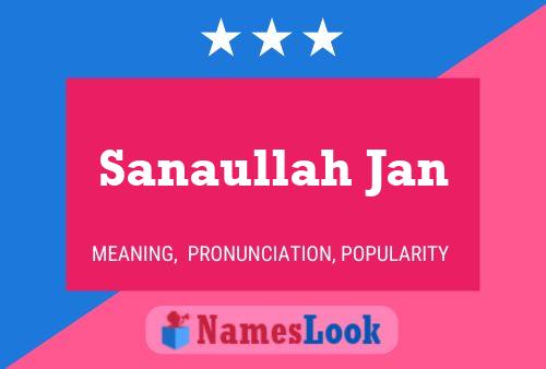 ملصق اسم Sanaullah Jan