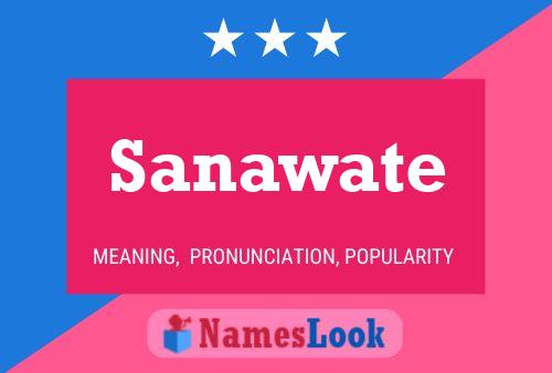 ملصق اسم Sanawate