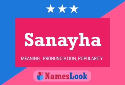 ملصق اسم Sanayha