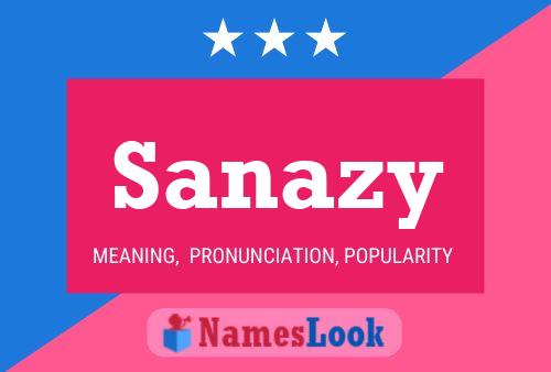 ملصق اسم Sanazy