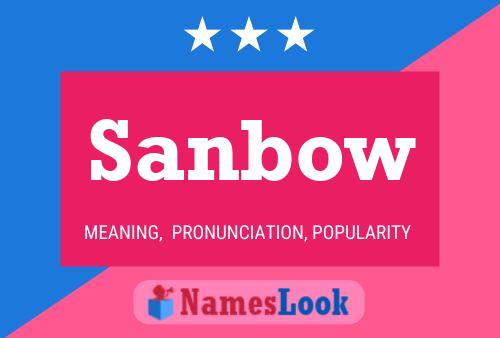 ملصق اسم Sanbow