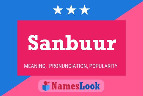 ملصق اسم Sanbuur