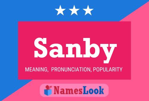 ملصق اسم Sanby