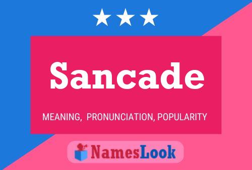 ملصق اسم Sancade