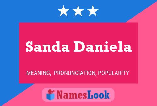 ملصق اسم Sanda Daniela