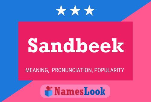 ملصق اسم Sandbeek